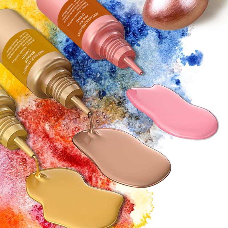 Resin Pigment Set - 15ml Metal Resin Pigment Alcohol Liquid