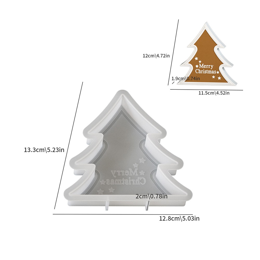 Epoxy Uv Resin Kit - Handmade Christmas Series Resin Candle Mold