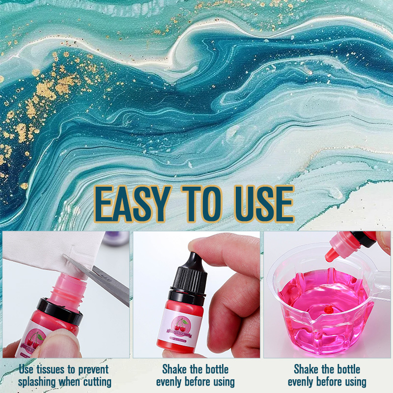 Epoxy Resin Color Pigment 24 V - огляд і ціна Mixing Cup Silicone