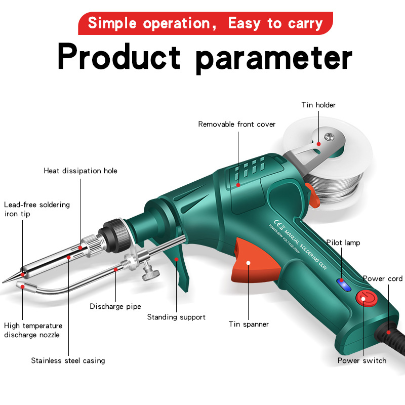 Electric Welding Small Tin Gun - огляд і ціна Heat Gun Small
