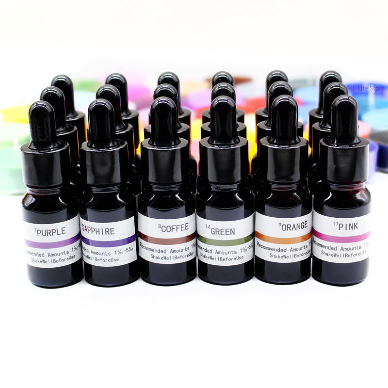 10ml Liquid Candle Dye High Co - огляд і ціна Resin Pigment Set