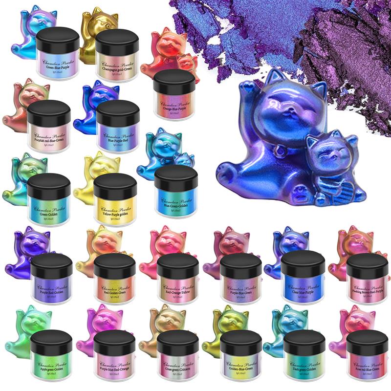 3g Chameleon Mica Powder Epoxy - огляд і ціна Resin Pigment Set