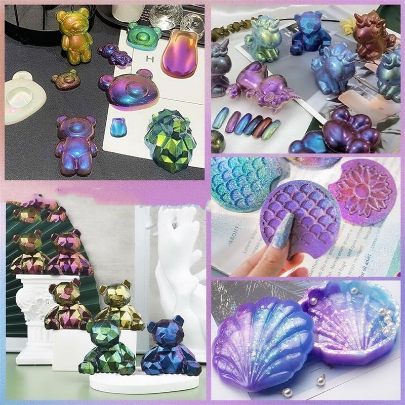 3g Chameleon Mica Powder Epoxy - огляд і ціна Resin Pigment Set