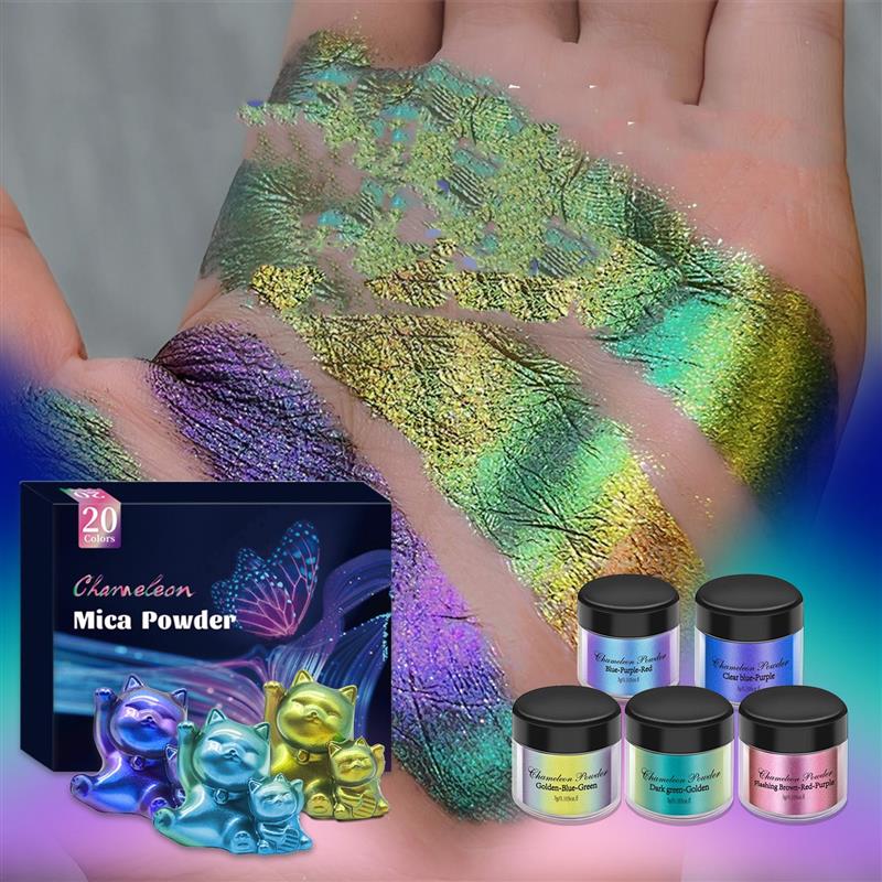 3g Chameleon Mica Powder Epoxy - огляд і ціна Resin Pigment Set