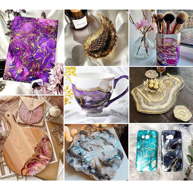 15ml Metal Resin Pigment Alcoh - огляд і ціна Resin Pigment Set