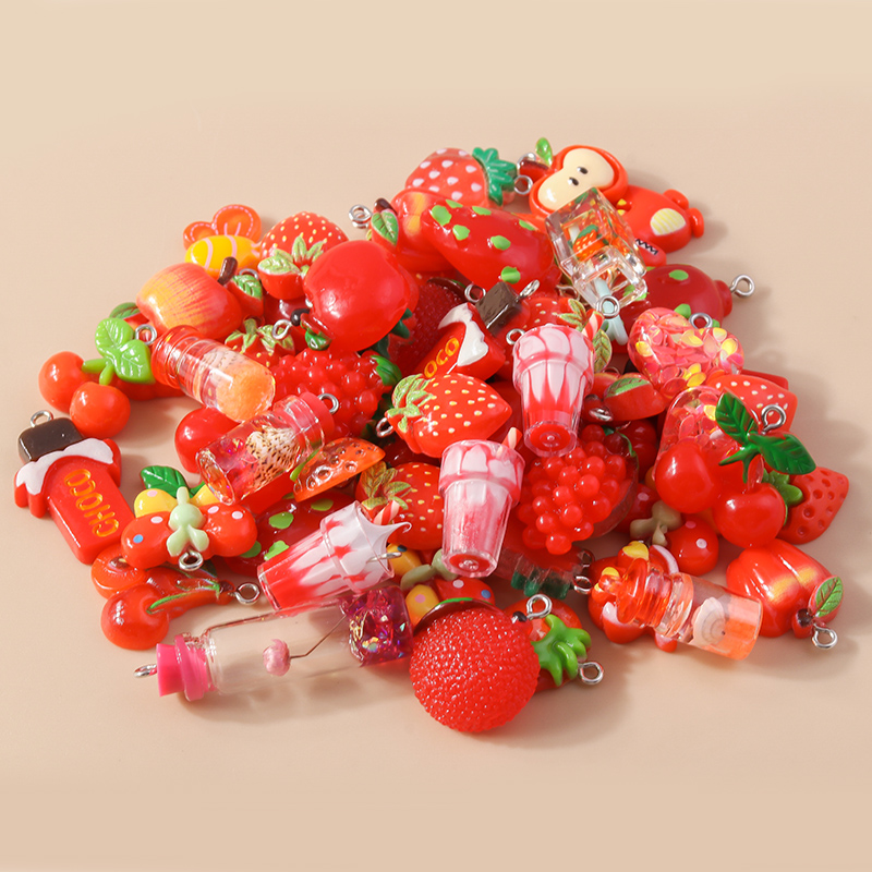Mixed 10pcs Resin Colorful Hea - огляд і ціна Flower Preservation Resin