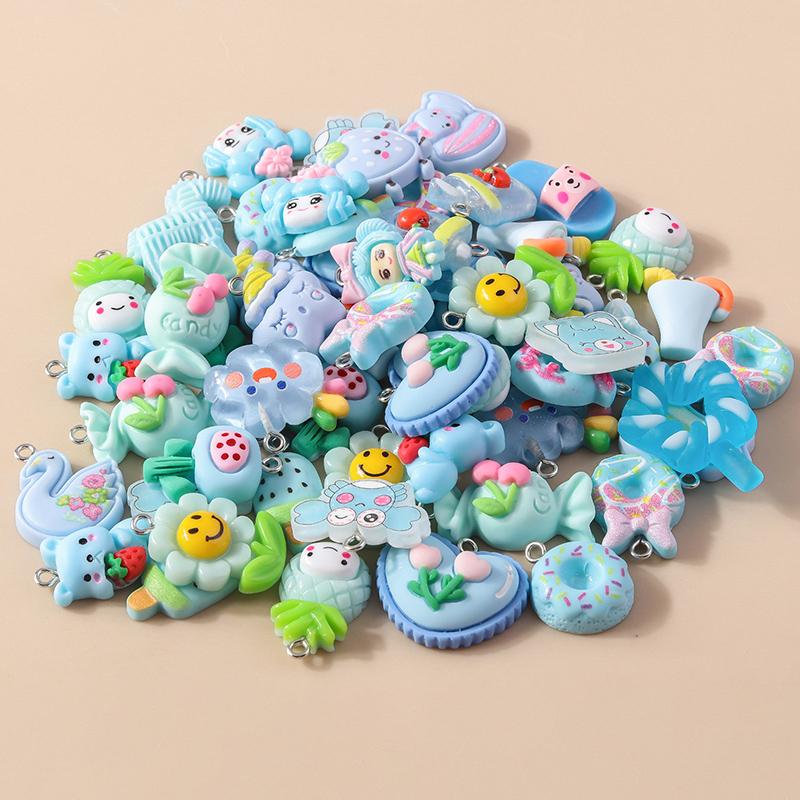 Mixed 10pcs Resin Colorful Hea - огляд і ціна Flower Preservation Resin