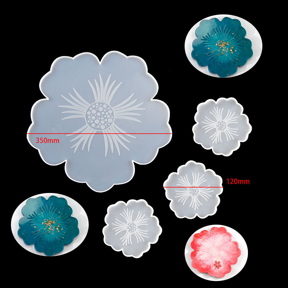 Large Flower Plate Pad Silicon - огляд і ціна Epoxy Uv Resin Kit