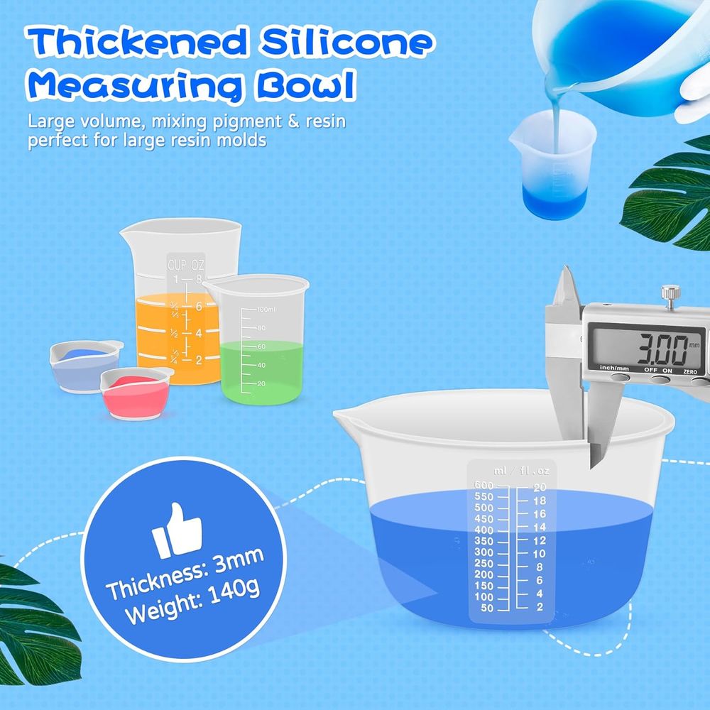 Silicone Resin Mixing Measurin - огляд і ціна Mixing Cup Silicone