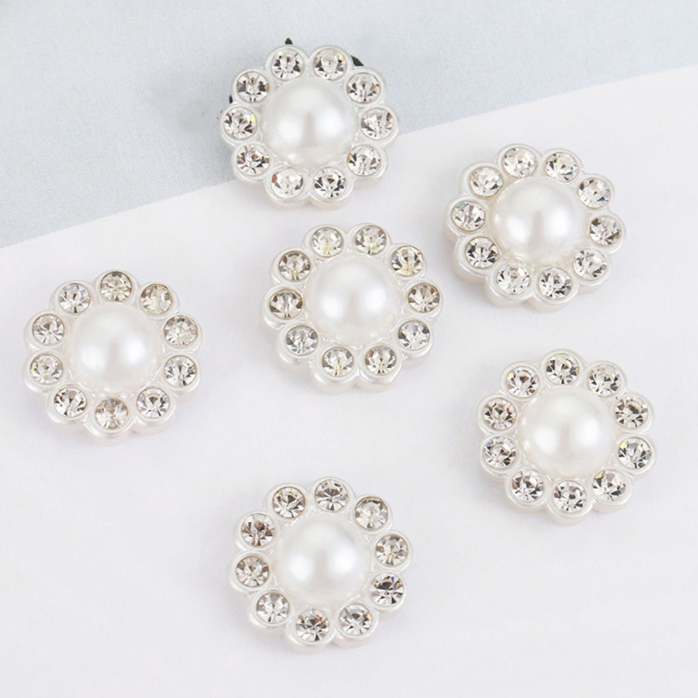50pcs White Flat Imitation Pea - огляд і ціна Flower Preservation Resin
